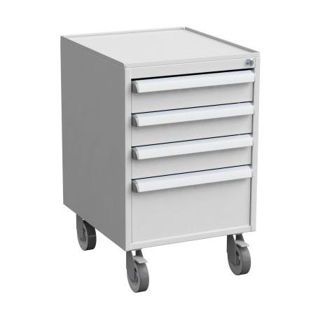Zásuvková jednotka Šedá Ocel 700 mm x 450mm x 520 mm Treston