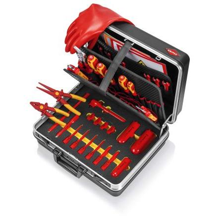 Kufřík na nářadí Sada nářadí pro elektromobily, počet kusů: 29 Knipex Pouzdro Splňuje normu VDE/1000V