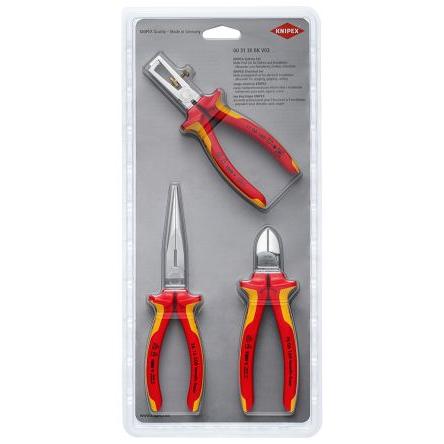Sada nářadí Elektrické, počet kusů: 3 Knipex Bez úložiště Splňuje normu VDE/1000V