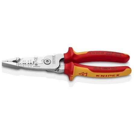 Stahovač kabelů, řada: Knipex 13 13 76 200 ME, typ kabelu: Plochý 0.75 to 6 mm² celková délka 200mm Knipex