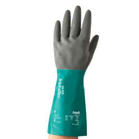 Ansell Rukavice EN 374 Chemické látky Zelená EN374, EN388, EN ISO 21420:2020 Nitril 4 1 0 Nitril Ne Ne 7 AlphaTec 58-435