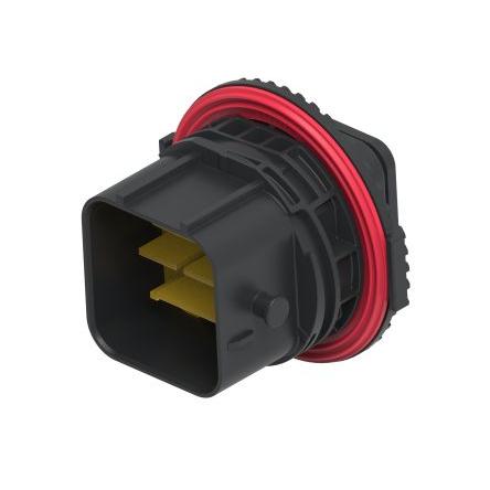 TE Connectivity Ochranný kryt konektoru, počet kontaktů: 48 barva Černá, Vnitřní, Kabel, řada: 2-2366509 Kabel, počet