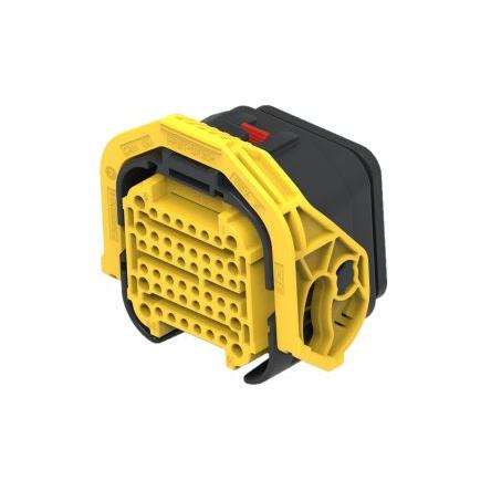 TE Connectivity Ochranný kryt konektoru, počet kontaktů: 48 barva Černá, Vnitřní, Kabel, řada: 2366494 Kabel, počet řad: