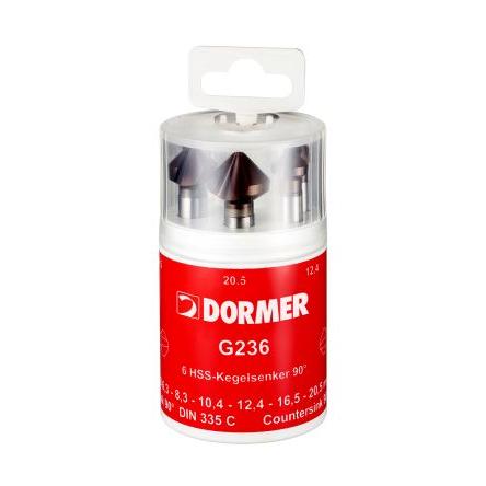 Kuželový záhlubník, Rychlořezná ocel 90 ° Dormer 6