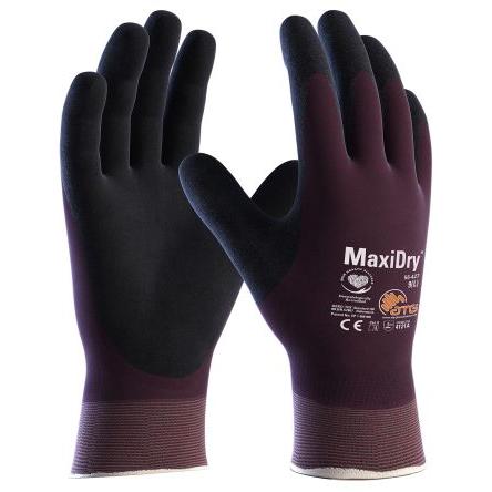 ATG Rukavice odolní vůči kapalinám/olejům Ne Purpurová EN 388:2016 + A1:2018 Nylon, Vysoce výkonný polyethylen, Spandex,