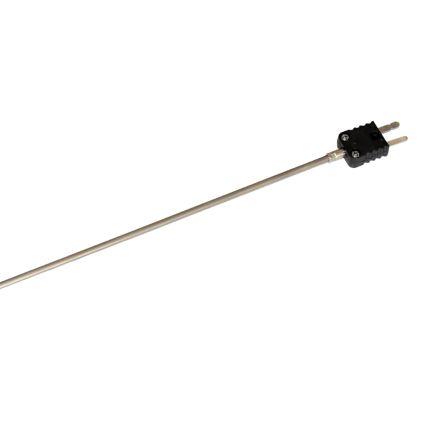Termočlánek 282 typ K Nerezová ocel 200 mm sonda, 0 °C 1.5 mm na 1000 °C ANSI MC96.1, DIN EN 60584 Electrotherm