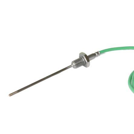 Termočlánek K5T 2500 mm kabel typ J Nerezová ocel 2500 mm sonda, 0 °C 3 mm na 205 °C DIN EN 60584 Electrotherm