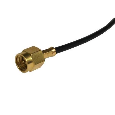 Huber+Suhner Koaxiální konektor, řada: 11_SMA-50-2-116/111_N Vnější, 50 Ω, orientace těla: Rovný, Kabel Konektor SMA