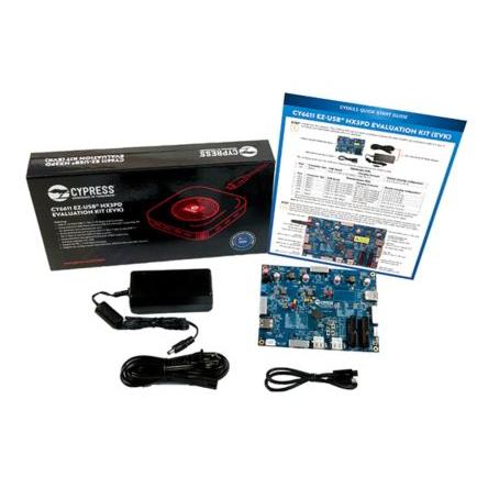 Sada pro hodnocení pro USB CYUSB4347-BZXC Vyhodnocovací sadaEZ-USB HX3PD Infineon, klasifikace: Sada pro hodnocení, pro