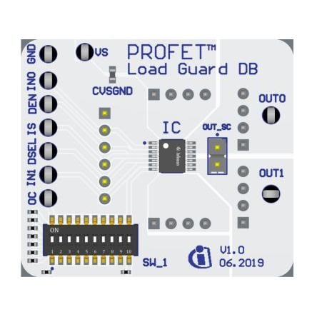 Sada pro hodnocení BTG7050-2EPL DAUGH BRD Vyhodnocovací deska Infineon Power Switch, pro použití s: Základní deska