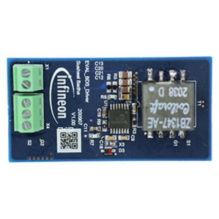 Sada pro hodnocení Vyhodnocovací sada obousměrného ochranného spínače Regulátor proudu Infineon MOSFET, pro použití s:
