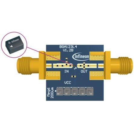 Komunikační a bezdrátový vývojový nástroj pro Zesilovač a lineární Diode Nízkošumový zesilovač Malý zesilovač s velmi