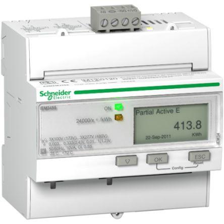 Elektroměr, řada: Acti9 iEM LCD 9číslicový 3fázový Elektroměr Schneider Electric