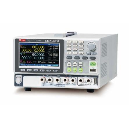 RS PRO Napájecí zdroj stolice Analogové, počet výstupů: 3výstupový 30V 6 A 385 W