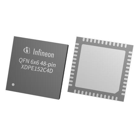 Infineon Digitální vícefázový regulátor 1kanálový Napětí 4.3V 2.8 V 1 MHz, počet kolíků: 48 kolíkový, QFN