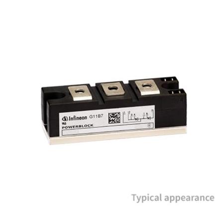 Infineon Tyristorový modul 150 mA 4.4 kA 162 A 1600 V 1.41 V