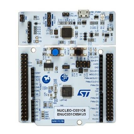 STMicroelectronics Mikrokontrolér, STM32C031C6, MCU NUCLEO-C031C6, Mikrokontrolér, ARM Cortex, STM32, Deska