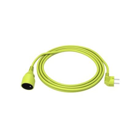 RS PRO Prodlužovací kabel, řada: RS PRO, délka kabelu: 15 m 1 zásuvek, 250V Typ E, IP20 Zelená, Zelená Typ E