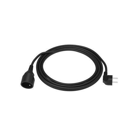RS PRO Prodlužovací kabel, řada: RS PRO, délka kabelu: 5 m 1 zásuvek, 230V Typ E, IP20 Černá, Černá Typ E
