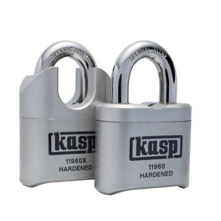 Kasp Kombinovaný visací zámek Kombinovaný visací zámek Odolnost vůči povětrnostním vlivům, Ocel Obojí 22 mm třmen 60mm