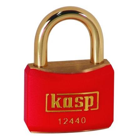 Kasp Visací zámek Klíč Odolnost vůči povětrnostním vlivům, Mosaz Obojí 20 mm třmen 40mm