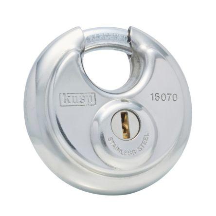 Kasp Visací zámek Klíč Odolnost vůči povětrnostním vlivům, Ocel Obojí 22 mm třmen 70mm