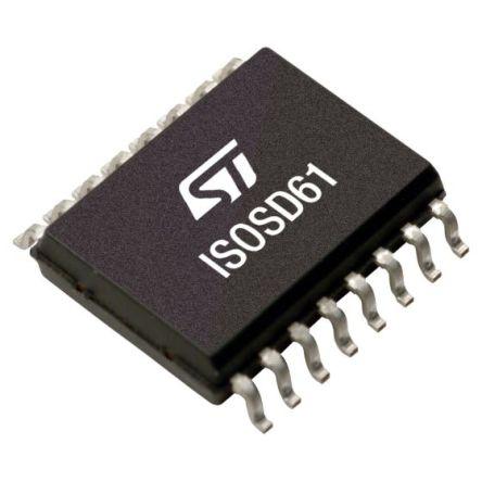 STMicroelectronics ADC ISOSD61 1 16 bitů, SO-16, počet kolíků: 16 kolíkový