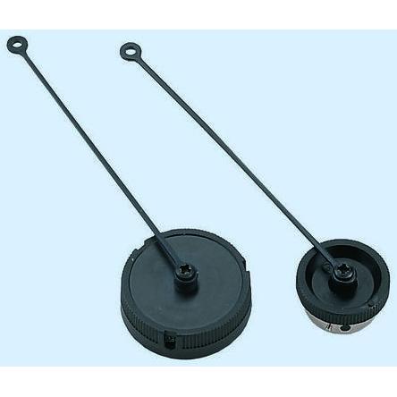 Protiprachová krytka, Vnitřní, IP67, konečná úprava: Nikl ITT Cannon Nylon, Nerezová ocel, Slitina mědi, Plastové