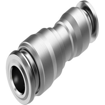 Festo Armatura zátky, řada: NPQR Vysoce legovaná nerezová ocel, 8085704, 6 mm, 4 mm Trubka Potravinářský stupeň