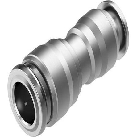 Festo Armatura zátky, řada: NPQR Vysoce legovaná nerezová ocel, 8085705, 8 mm, 6 mm Trubka Potravinářský stupeň