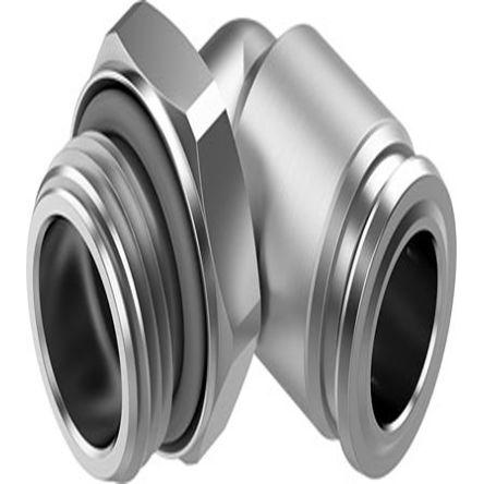 Festo Nasunovací armatura, řada: NPQR, 8085688, Vysoce legovaná nerezová ocel, Zásuvný 12mm, Vnější G 1/2" G