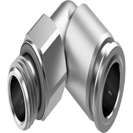 Festo Nasunovací armatura, řada: NPQR, 8085685, Vysoce legovaná nerezová ocel, Polyfenylsulfon, Fluorelastomer, Zásuvný