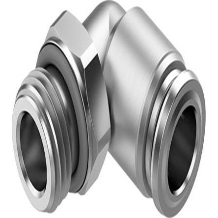 Festo Armatura zátky, řada: NPQR, 8085684, Vysoce legovaná nerezová ocel, Zásuvný 8mm, Vnější G 1/4 G Potravinářský