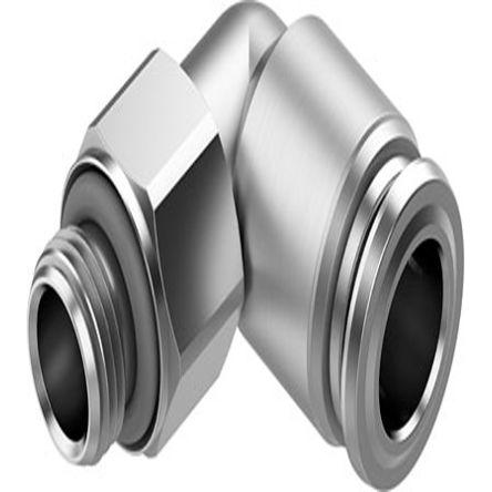 Festo Armatura zátky, řada: NPQR, 8085682, Vysoce legovaná nerezová ocel, Zásuvný 8mm, Vnější G 1/8 G Potravinářský