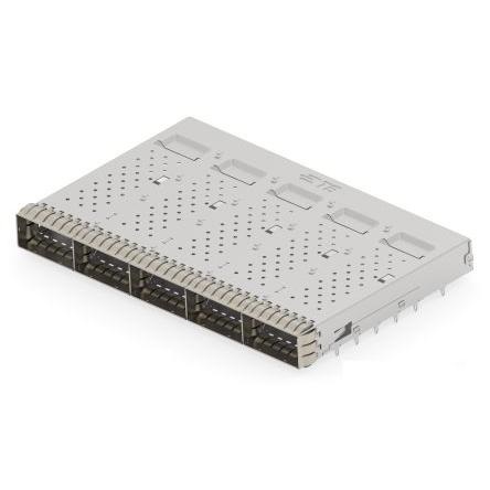 TE Connectivity Sestava klece, řada: QSFP QSFP, Sestava klece Vnitřní, Pájecí, počet kontaktů: 5, počet portů: 5portový,