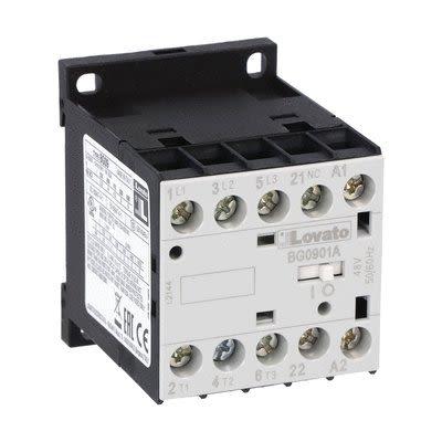 Lovato 1 NC Stykač napětí ve vinutí 48V 3pólový 9 A 440V 4.5 kW s 1 NC kontakty, rozsah: BG09 3P