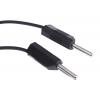 RS PRO Zkušební vodič, Černá, Červená 4A, délka kabelů: 1 m, 15V, Polyvinylchlorid