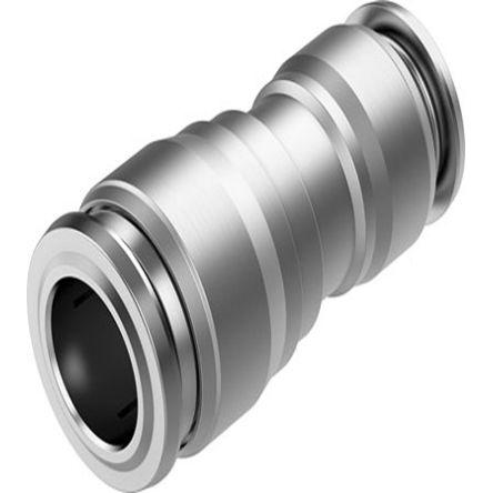Festo Armatura zátky, řada: NPQR Vysoce legovaná nerezová ocel, 8085707, 12 mm, 10 mm Trubka Potravinářský stupeň