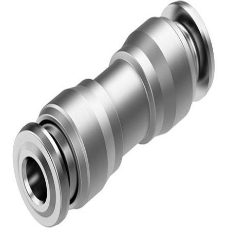 Festo Nasunovací armatura, řada: NPQR Vysoce legovaná ocel, Fluorelastomer, 8085697, 4 mm, 4 mm Trubka Potravinářský