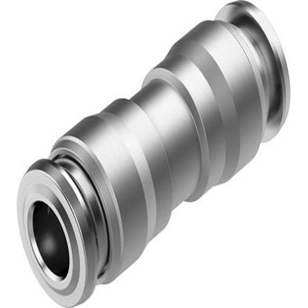 Festo Armatura zátky, řada: NPQR Vysoce legovaná nerezová ocel, 8085698, 6 mm, 6 mm Trubka Potravinářský stupeň