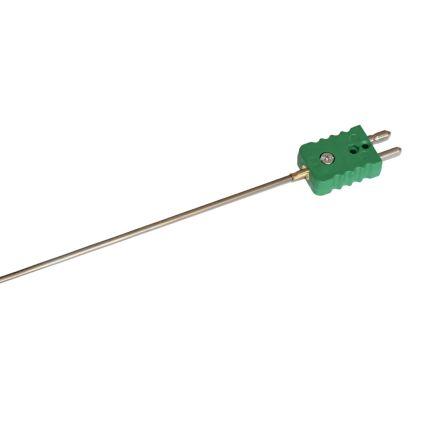 Termočlánek 282 typ K Super slitina niklu, chromu a molybdenu 300 mm sonda, 0 °C 3 mm na 1000 °C No Electrotherm