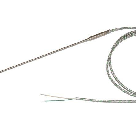 Termočlánek 294 typ K Super slitina niklu, chromu a molybdenu 500 mm sonda, 0 °C 1.5 mm na 1000 °C No Electrotherm