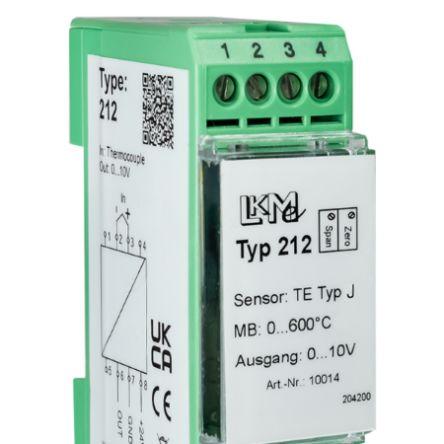 LKMelectronic Teplotní čidlo, řada: LKM, typ vstupní: Typ J 85 °C 26V ac -25 °C 0 °C 600 °C