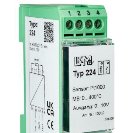 LKMelectronic Teplotní čidlo, řada: LKM, typ vstupní: PT1000 85 °C 26V ac -25 °C 0 °C 400 °C