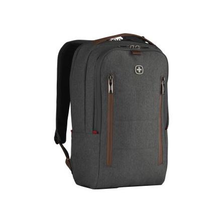 Wenger Pouzdro na notebook, model: CityUpgrade, Šedá, 100% polyester, 16 in, Batoh, 28 cm