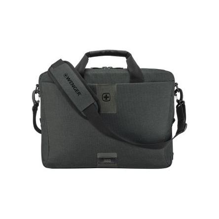 Wenger Pouzdro na notebook, model: ECO Brief, Uhlí, 92% recyklovaný polyester, 4% A další, Polyester 4 %, 16 in, Kufřík,