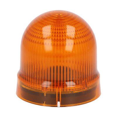Lovato Kombinace sirény a majáku, řada: 8LB6S Blikání, Stálé světlo Signální maják barva Oranžová 24V ac/dc IP54 IEC/EN