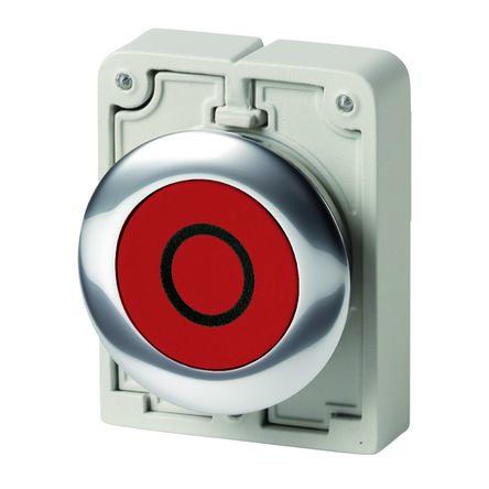 Eaton Tlačítkový spínač, řada: RMQ Titan M30 IP66, IP67, IP69K Panel Okamžité 30.5 mm, barva LED: Červená