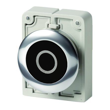 Eaton Tlačítkový spínač, řada: RMQ Titan M30 IP66, IP67, IP69K Panel Okamžité 30.5 mm, barva LED: Černá