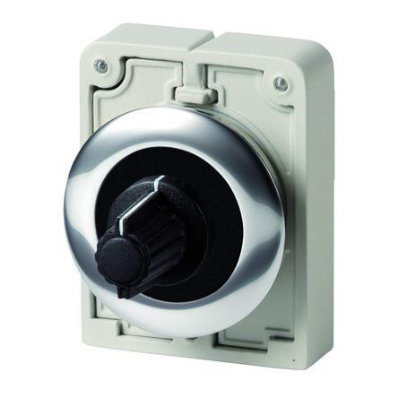 Potenciometr, průměr hřídele: 30 mm 1otáčkový, řada: M30C 470 kΩ 10 % 0.5 W 187045 M30C-FR470K-BLANK Rotační, Panel 1